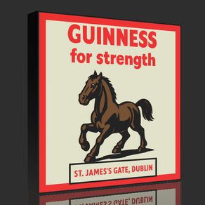 Guinness Retro Horse Lightbox