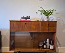 Mid-Century Drinks Cabinet/Bookcase by Avalon