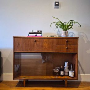 Mid-Century Drinks Cabinet/Bookcase by Avalon