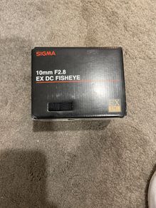 Sigma 10mm F2.8 Ex Dc Fisheye Lens