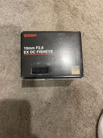 Sigma 10mm F2.8 Ex Dc Fisheye Lens