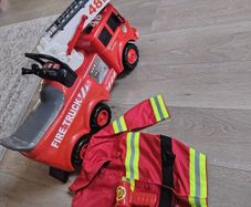Kids toy sit on fire engine