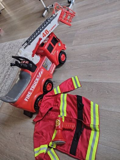 Kids toy sit on fire engine