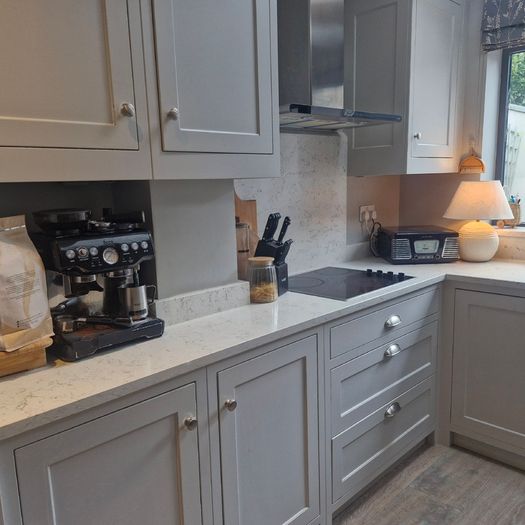 Quartz Kitchen Island top, Countertop, Splashback