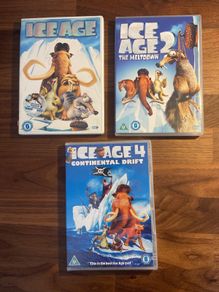Ice Age 1 Ice Age 2 Ice Age 4 DVDs priced individually below