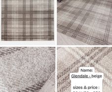 Tartan design rugs - free shipping