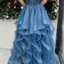 Midnight Blue Hollywood ballroom style dress Image 4