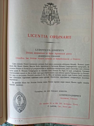 Missale Romanum - 1950 Latin Mass