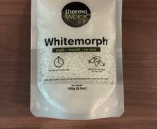 Whitemorph mouldable plastic re-usable
