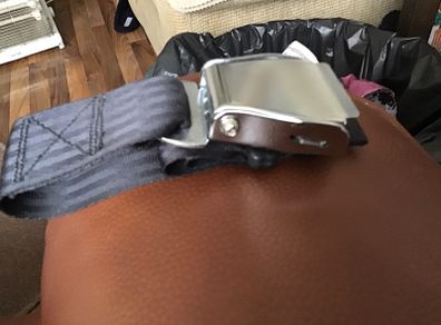 Ryanair seatbelt extension.