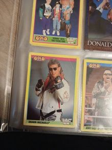shawn michaels rookie card wwf series 2 1992