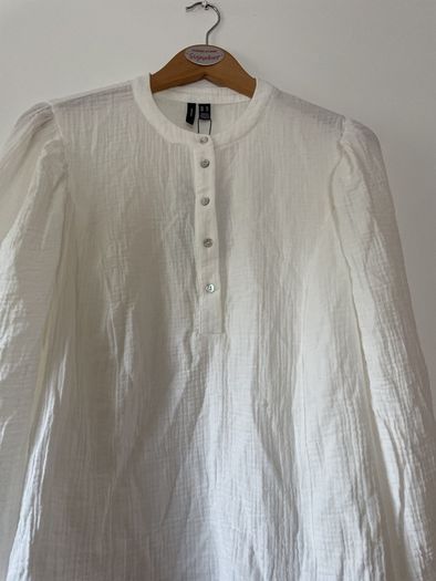 Vero Moda white long sleep top size 18 - new