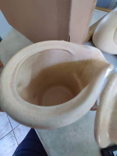 Set Of 2 Beige Tea  And Coffee Pot  St. Michael's House Pottery Dublin
