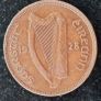 Ireland 1928 half penny coin Image 2