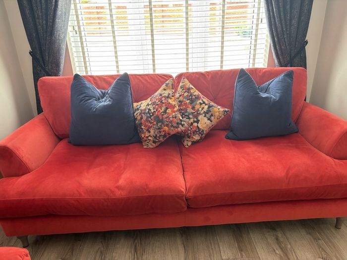 DFS sofa patterdale Joules designer