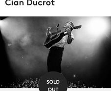 Cian Ducrot 2 x tickets Galway Arts festival