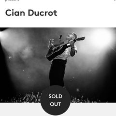 Cian Ducrot 2 x tickets Galway Arts festival