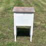 Rustic Bedside Table with Two Drawers Image 3