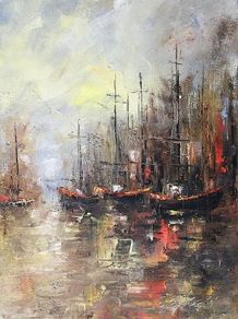 Slawomir Zajkowski "Old fishing boats"