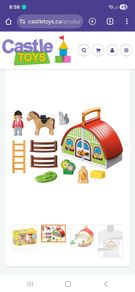 playmobile, take along farm
