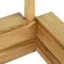 Outdoor Playhouse with Sandpit 128x120x145 cm Pinewood Image 3