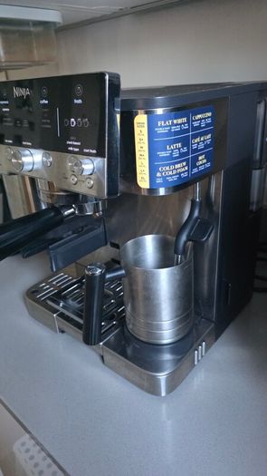 Ninja Luxe Premier 3-in-1 Coffee Machine, Silver ES601UK