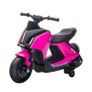 6V Kids Electric Motorbike Ride On Toy w/ Music Headlights Safety Training Wheels for Girls Boy 2-4 Years Pink Image 2