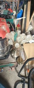ceiling light and 2 sconces