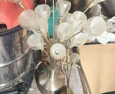 ceiling light and 2 sconces