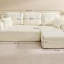 Corner Sofa No Assembly Required Modular Sofa 244cm Wide Vacuum Packed Sofa Bed Image 2