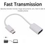USB C to USB 2.0 Adapter Cable 16cm OTG White Image 3