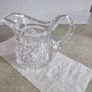 Vintage Bohemia Hand Cut Lead Crystal 24% Au Plomb Czechoslovakia  Cream or milk jug Image 5