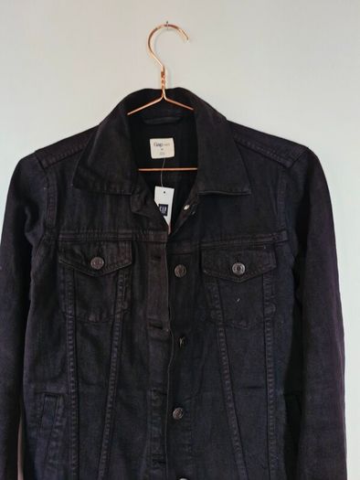 GAP denim jacket black size XS