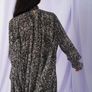 Maje Baby Doll Dress in Printed Silk Image 4