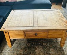 Solid pine coffee table
