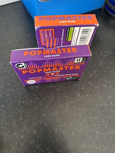 Pop master card game 2boxes sealed