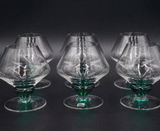 Cognac/Brandy Glasses Set of 6 Atelier Morava Czech