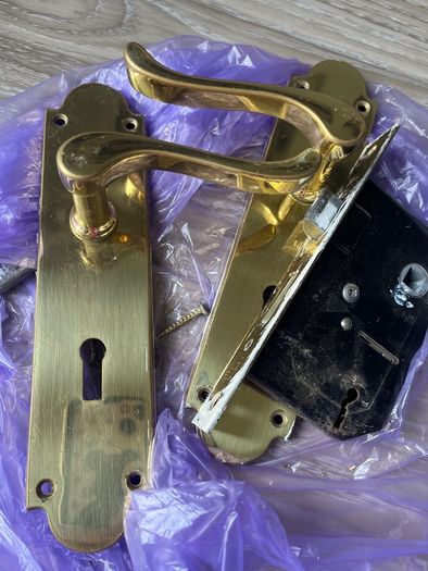 Brass handles