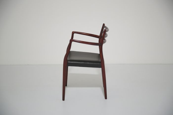 Vintage Danish Mahogany Carver Armchair Model 62 by Niels Otto Moller, 1960s