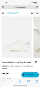 Brand New white runners Size 7