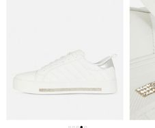 Brand New white runners Size 7