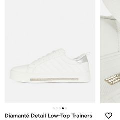 Brand New white runners Size 7