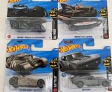 Arkham Asylum/ Bat Boat/ Dark Knight/ Batmobile - Hot wheels