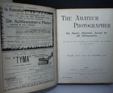 SALE!  THE AMATEUR PHOTOGRAPHER - 1903 - The Popular Illustrated Journal for All Photographers - Volume XXXVIII - July to December 1903