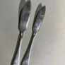 Pair 1910s Sheffield solid silver butter knife Image 6