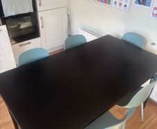 dining table and 6 chairs