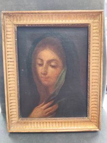 Madonna, original oil painting