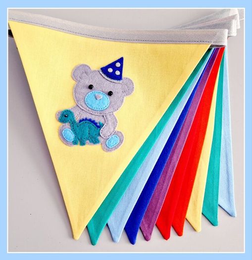 Eco-Friendly Personalised Cotton Bunting Made to Order