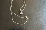 silver necklace