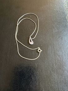 silver necklace